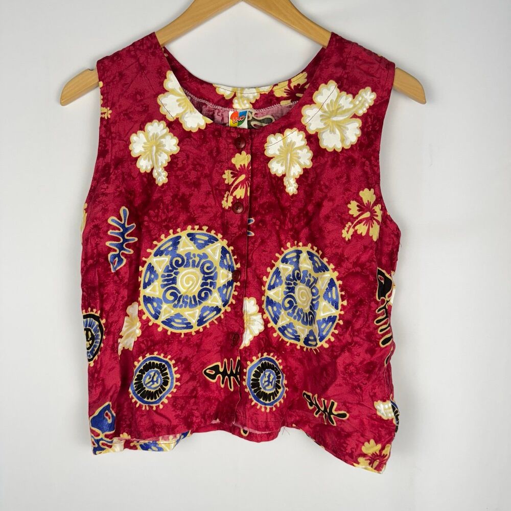 Hawaiian Style Crop Top (UNO Edition)